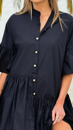 Viola Mini Dress - Black