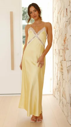 Westley Maxi Dress - Yellow