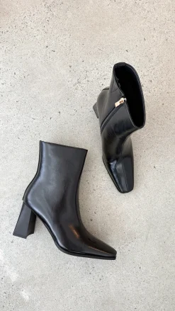 Wez Boots - Black Shine