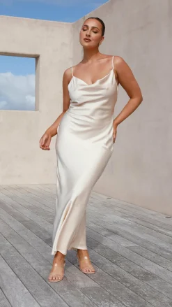Willow Maxi Dress - Champagne