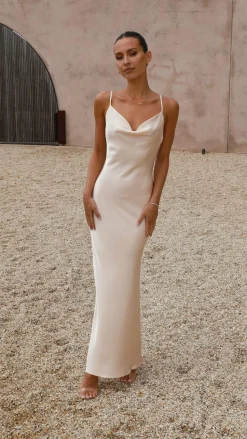 Willow Maxi Dress - Champagne