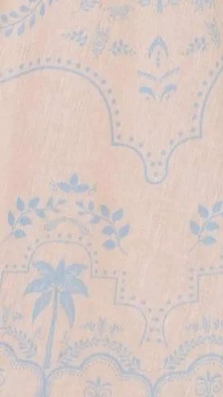 Xander 3/4 Sleeve Button Down Shirt - Blue