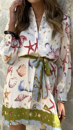 Xara Mini Dress - Ethereal Print