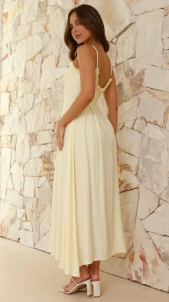 Xylia Maxi Dress - Yellow