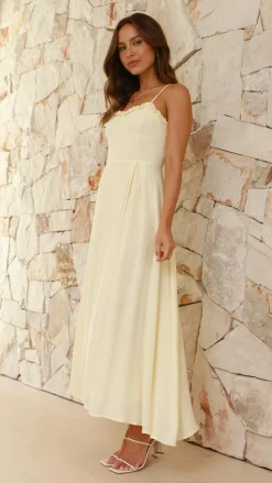 Xylia Maxi Dress - Yellow