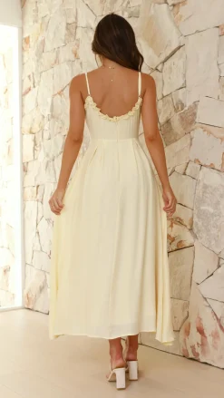 Xylia Maxi Dress - Yellow