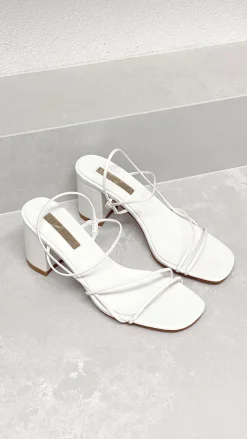 Yachi Heels - White