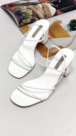 Yachi Heels - White