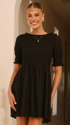 Yana Mini Dress - Black