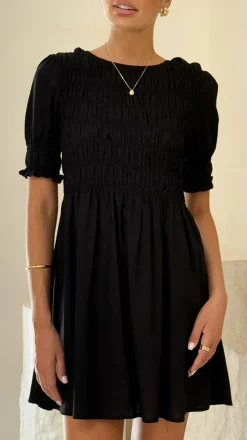 Yana Mini Dress - Black