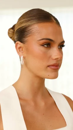 Yasar 18K Gold Pearl Hoop - Gold / Pearl