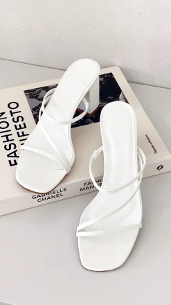 Yazmin Heel - White