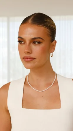 Yenifer Necklace - Gold / Pearl