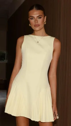 Yesim Mini Dress - Yellow