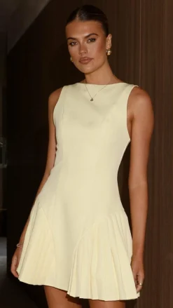 Yesim Mini Dress - Yellow