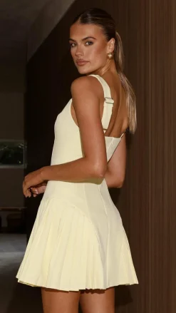 Yesim Mini Dress - Yellow