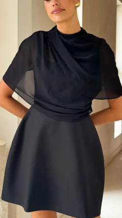 Zahni Mini Dress - Black