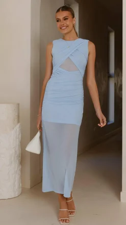 Zarah Maxi Dress - Baby Blue