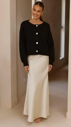 Zelara Knit Cardigan - Black