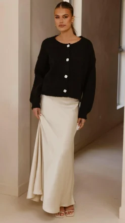 Zelara Knit Cardigan - Black