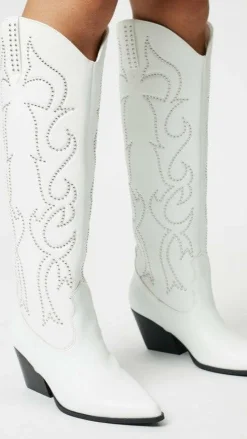 Zelma Boots - White