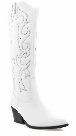 Zelma Boots - White
