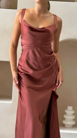 Zendaya Maxi Dress - Rust