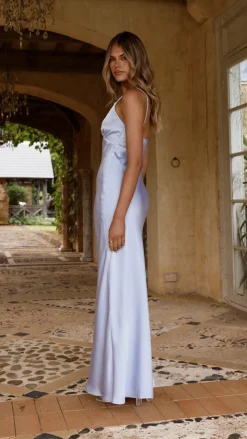 Ziah Maxi Dress - Blue
