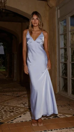 Ziah Maxi Dress - Blue