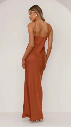 Ziah Maxi Dress - Copper