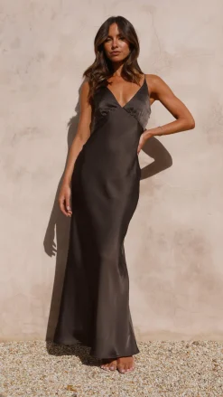 Ziah Maxi Dress - Espresso