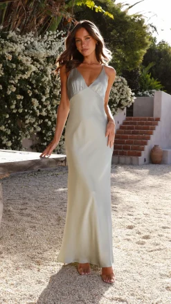 Ziah Maxi Dress - Olive