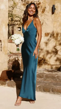 Ziah Maxi Dress - Teal