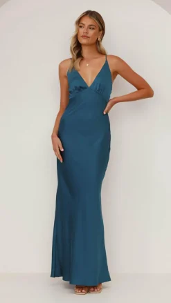 Ziah Maxi Dress - Teal
