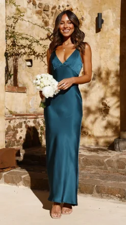 Ziah Maxi Dress - Teal