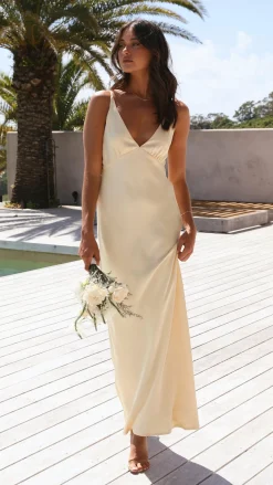 Ziah Maxi Dress - Yellow