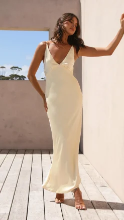 Ziah Maxi Dress - Yellow