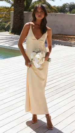 Ziah Maxi Dress - Yellow